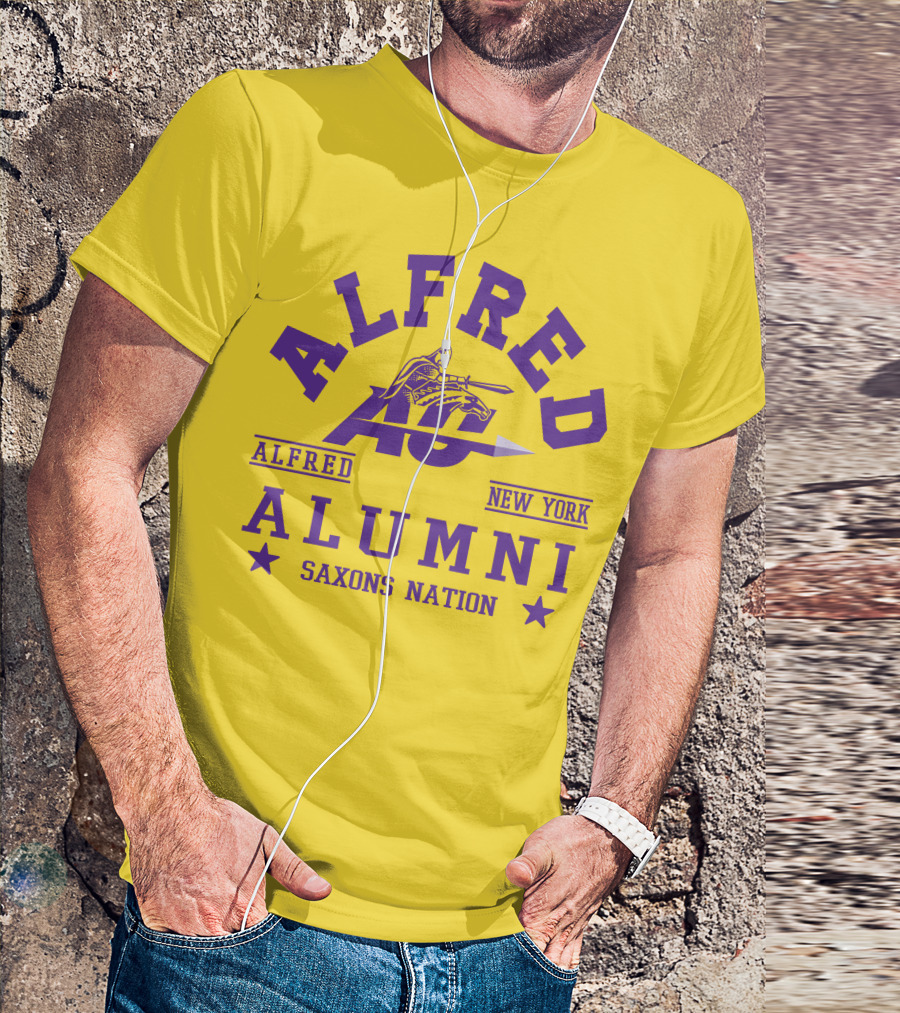 Alfred University Alumni Saxons Nation New York T-Shirt
