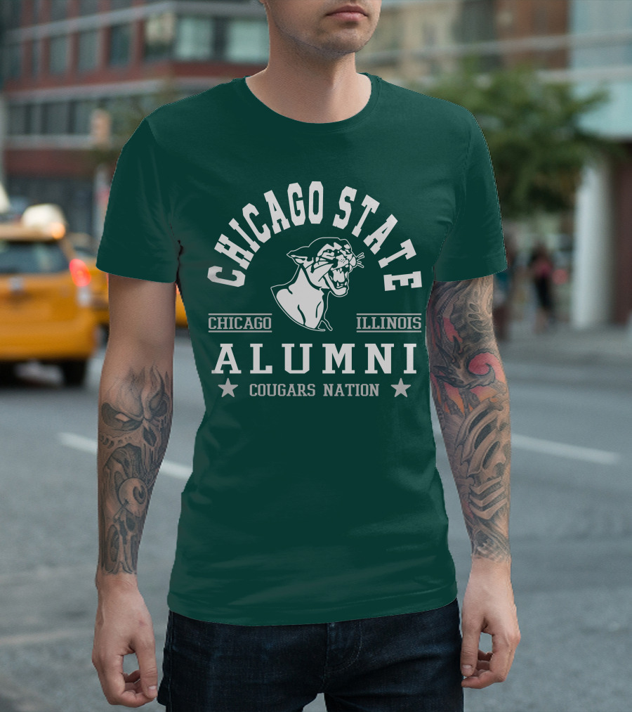 Chicago State Alumni Cougars Nation Illinois T-Shirt