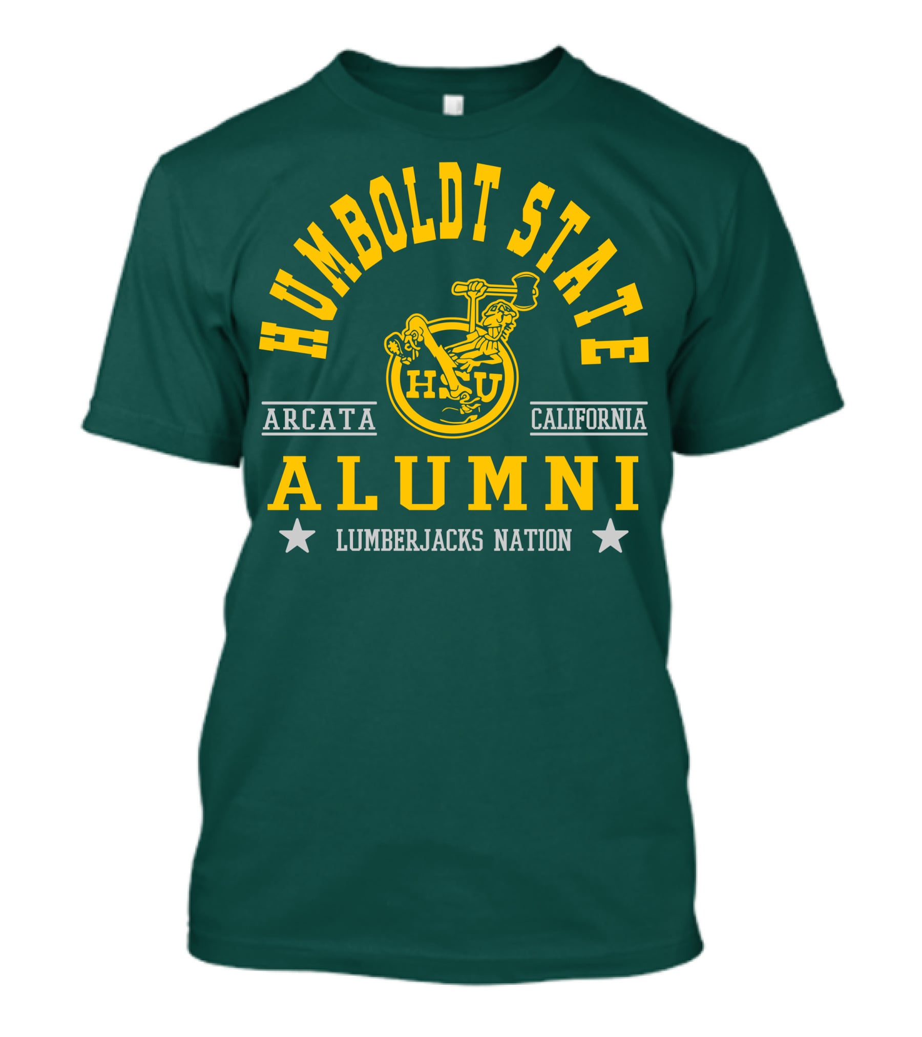 Humboldt State Alumni Arcata California Lumberjacks Nation HSU T-Shirt