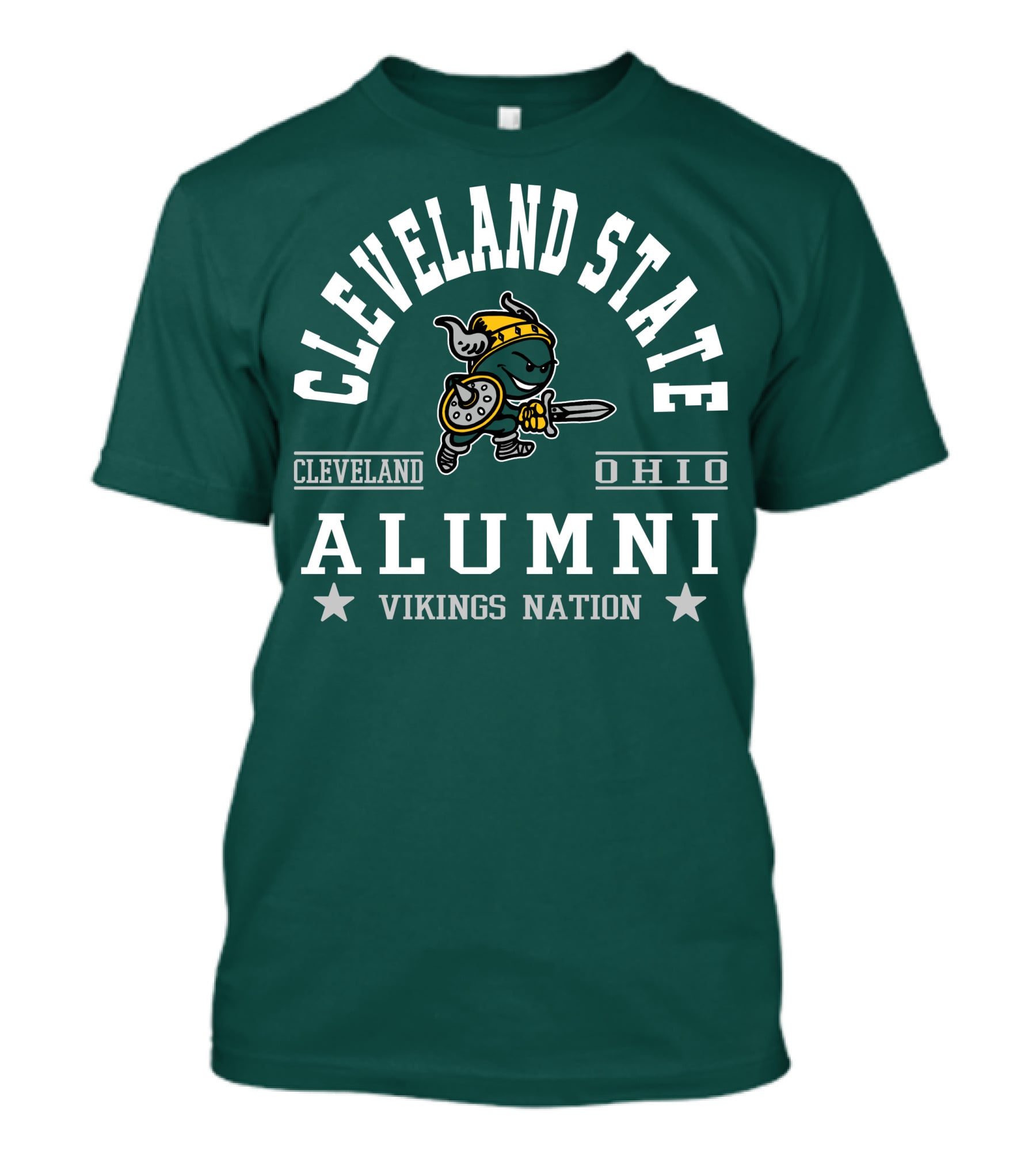 Cleveland State University Ohio Alumni Vikings Nation T-Shirt