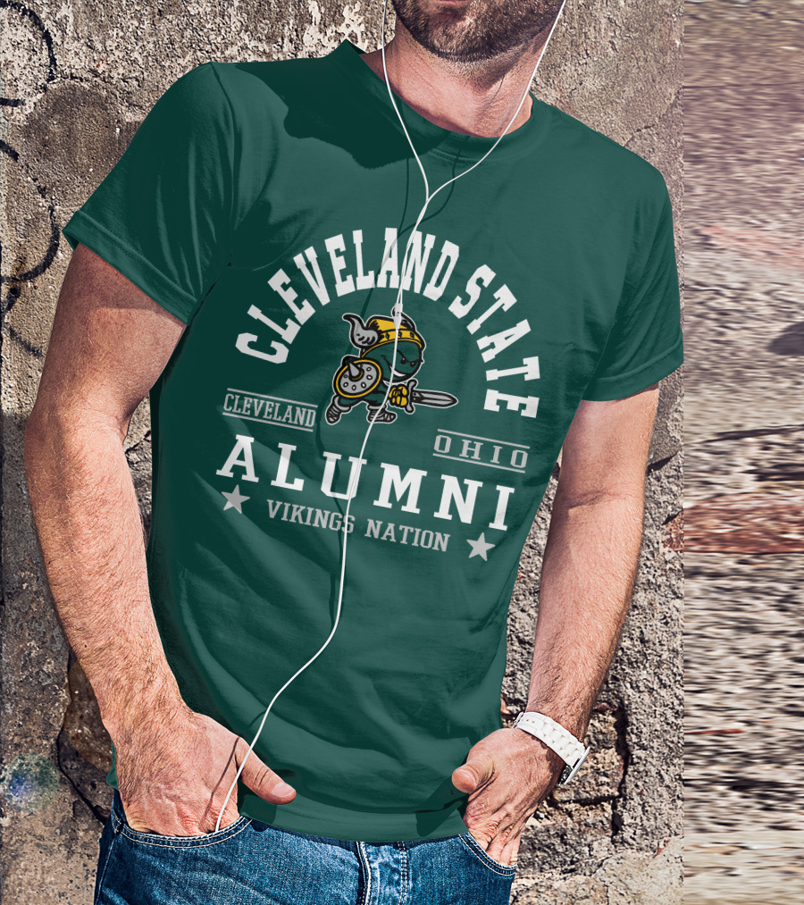 Cleveland State University Ohio Alumni Vikings Nation T-Shirt