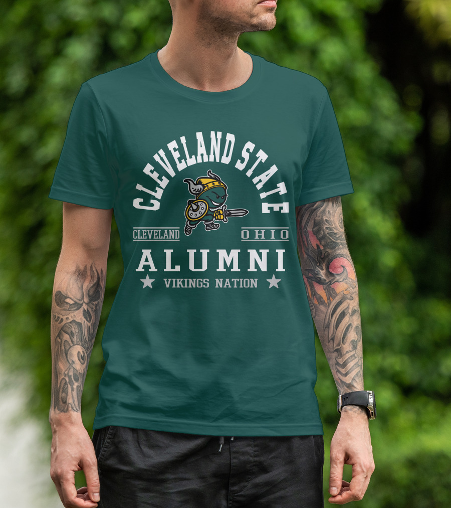 Cleveland State University Ohio Alumni Vikings Nation T-Shirt