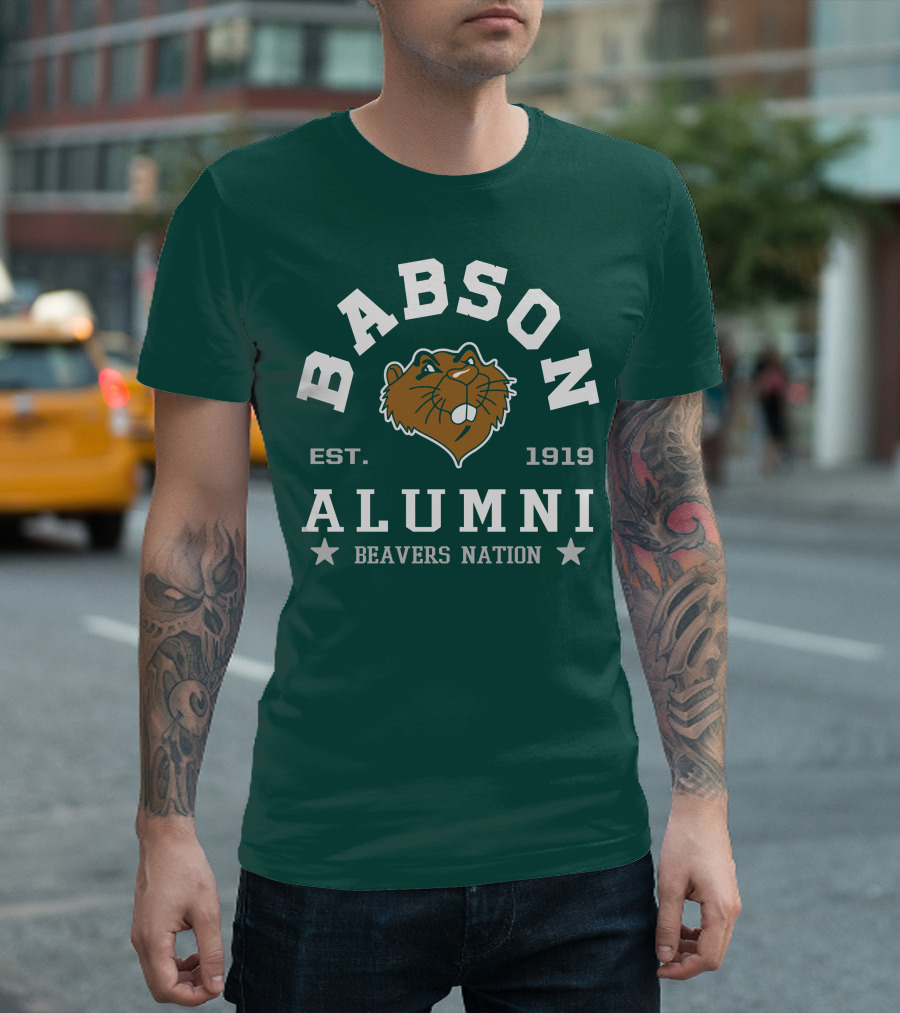 Babson Alumni Beavers Nation Est. 1919 T-Shirt