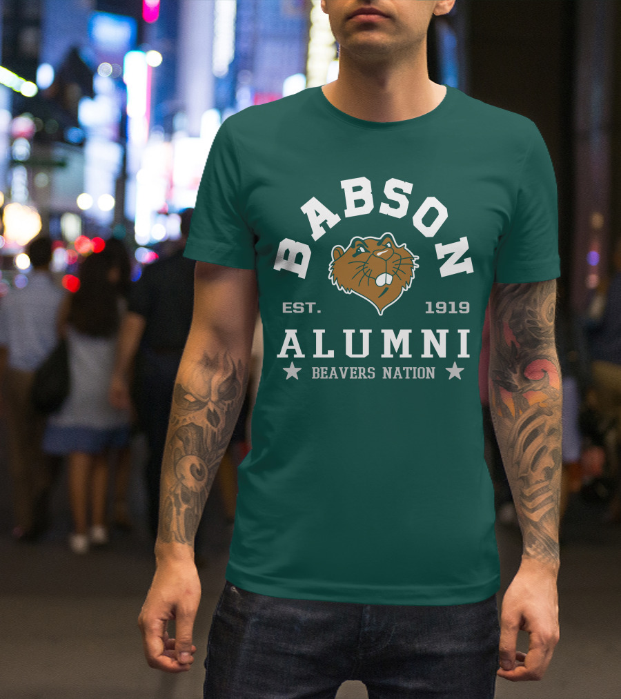 Babson Alumni Beavers Nation Est. 1919 T-Shirt