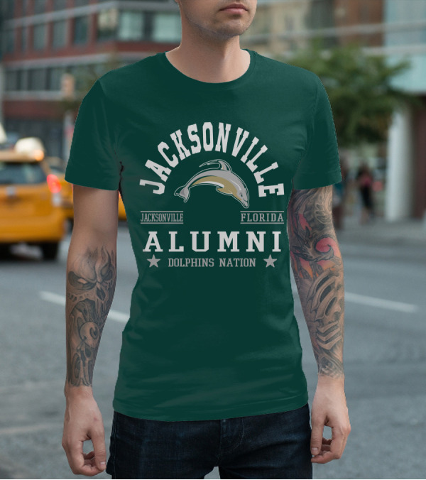 Jacksonville Florida Alumni Dolphins Nation T-Shirt