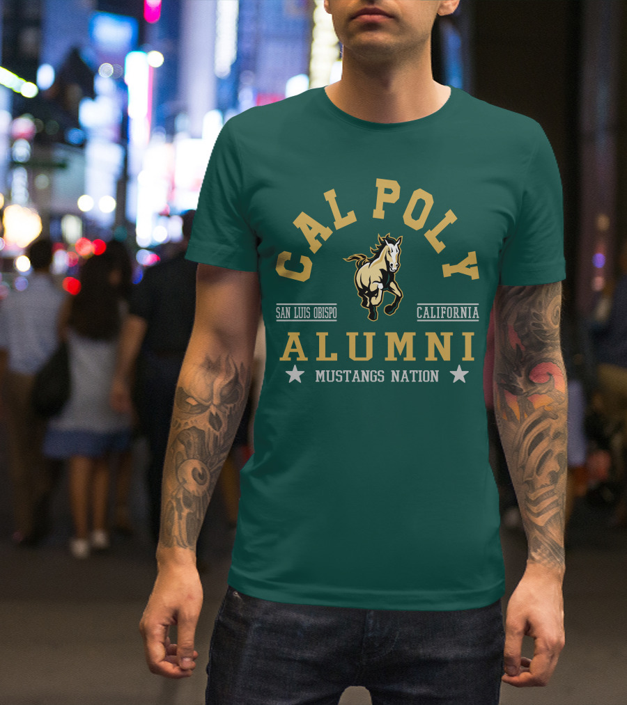 Cal Poly Alumni Mustangs Nation San Luis Obispo California T-Shirt
