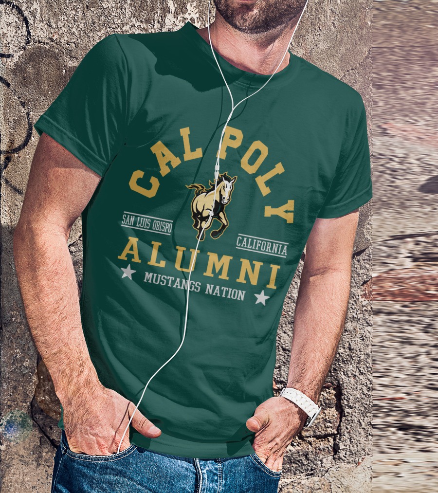 Cal Poly Alumni Mustangs Nation San Luis Obispo California T-Shirt