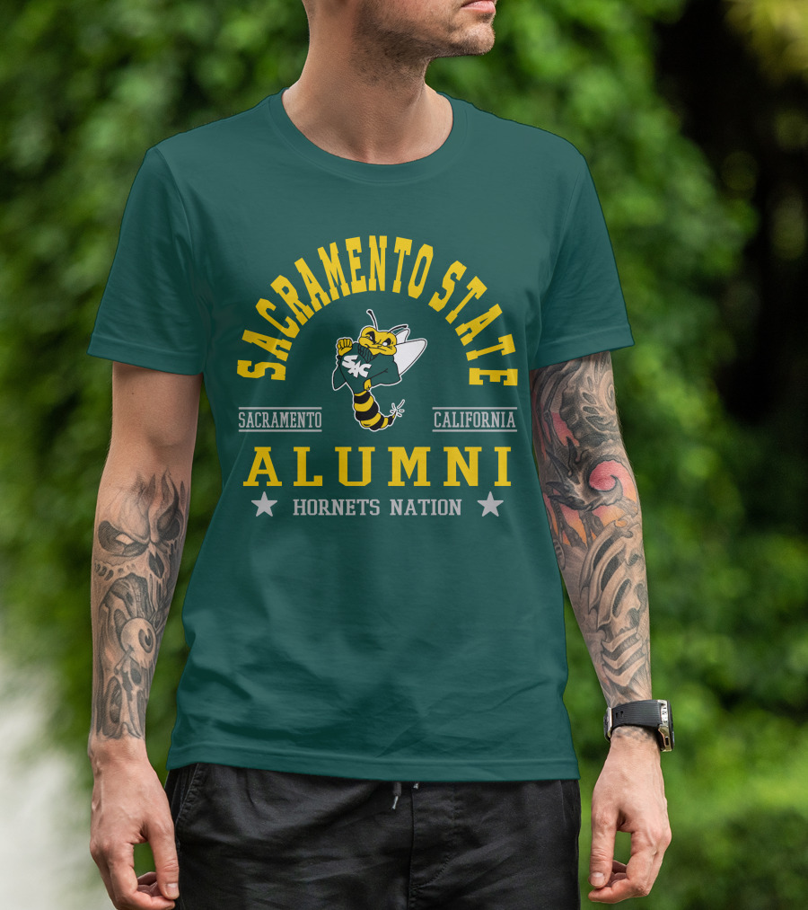 Sacramento State Alumni Hornets Nation Sacramento California T-Shirt