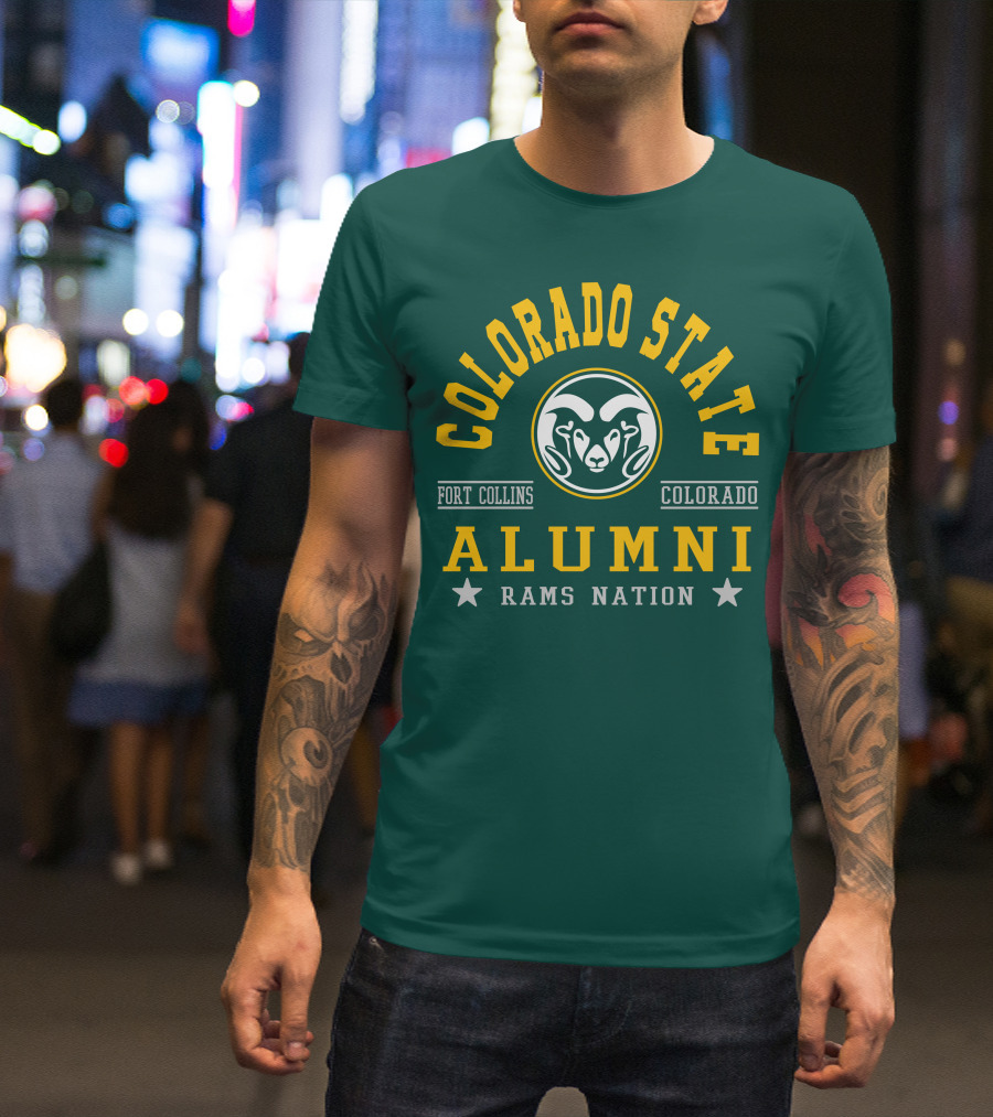 Colorado State Alumni Rams Nation Fort Collins Colorado T-Shirt