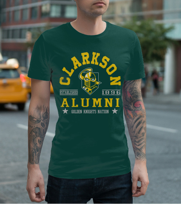 Clarkson Alumni Established 1896 Golden Knights Nation T-Shirt