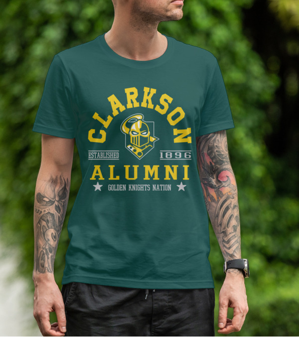 Clarkson Alumni Established 1896 Golden Knights Nation T-Shirt