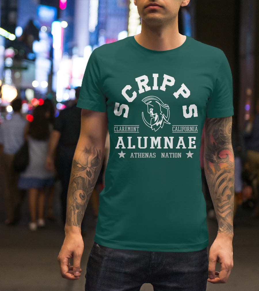 Scripps College Alumnae Claremont California Athenas Nation T-Shirt