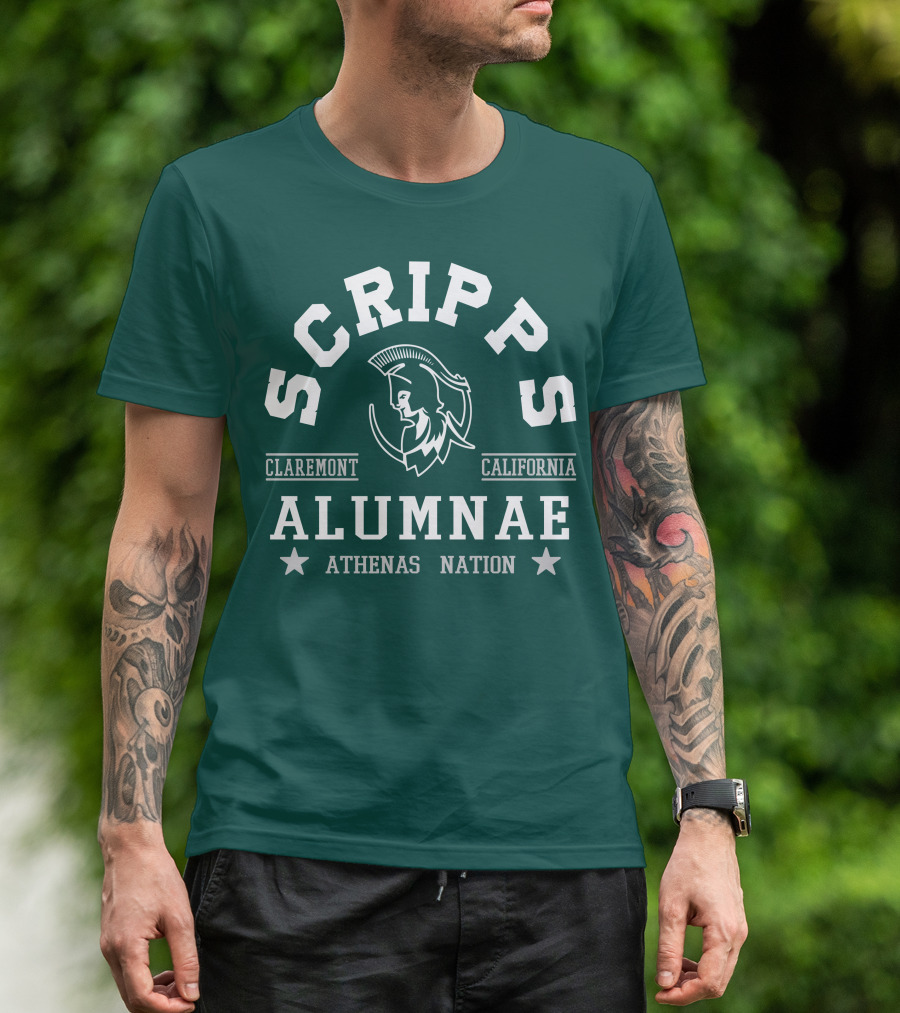 Scripps College Alumnae Claremont California Athenas Nation T-Shirt