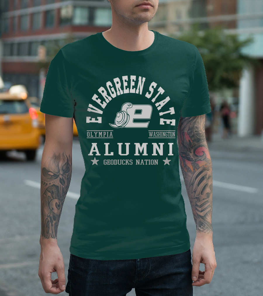 Evergreen State Geoducks Nation Alumni Olympia Washington T-Shirt