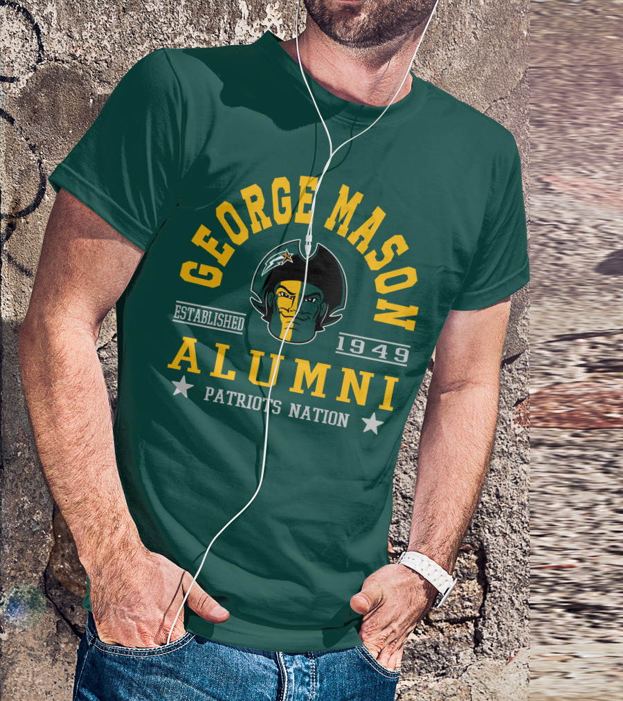 George Mason University Alumni Established 1949 Patriots Nation T-Shirt