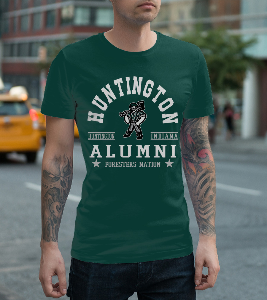 Huntington Indiana Alumni Foresters Nation T-Shirt