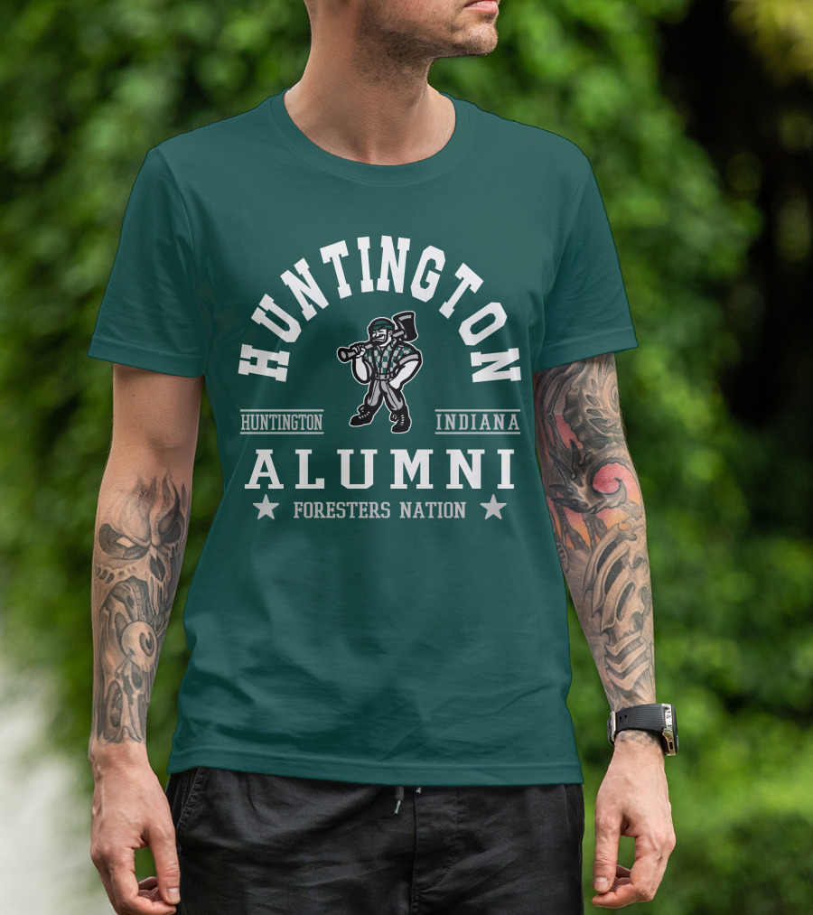 Huntington Indiana Alumni Foresters Nation T-Shirt