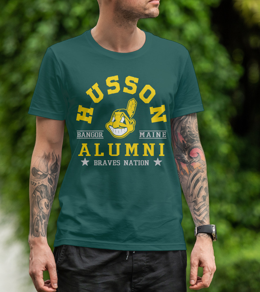 Husson Bangor Maine Alumni Braves Nation T-Shirt