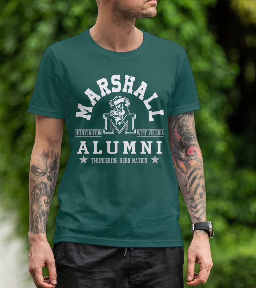 Marshall Alumni Thundering Herd Nation Huntington West Virginia T-Shirt