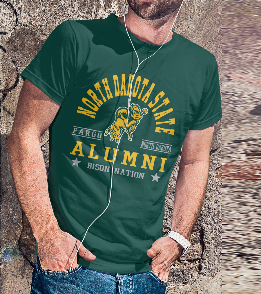 North Dakota State Fargo Alumni Bison Nation North Dakota T-Shirt