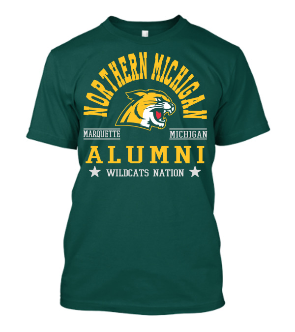 Northern Michigan University Marquette Alumni Wildcats Nation T-Shirt