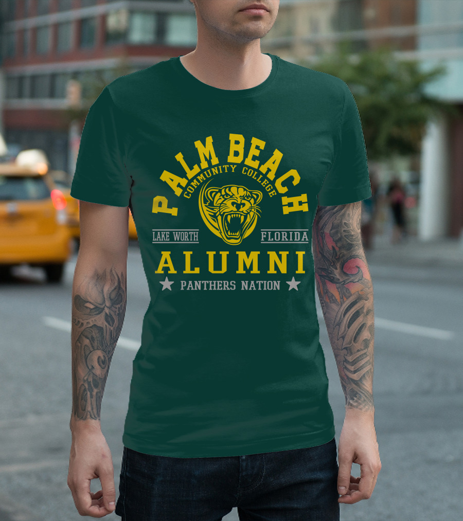 Palm Beach Community College Lake Worth Florida Alumni Panthers Nation T-Shirt