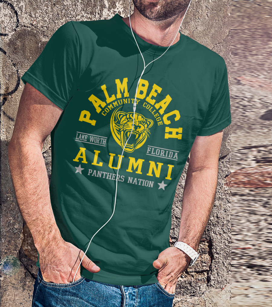 Palm Beach Community College Lake Worth Florida Alumni Panthers Nation T-Shirt