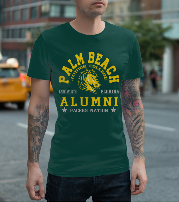 Palm Beach Junior College Alumni Pacers Nation Lake Worth Florida T-Shirt