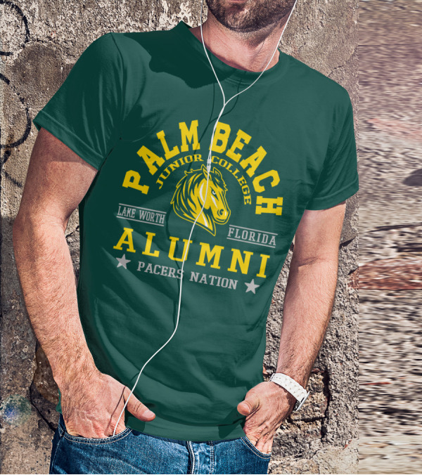 Palm Beach Junior College Alumni Pacers Nation Lake Worth Florida T-Shirt