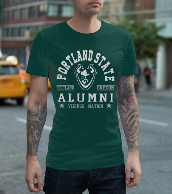Portland State Alumni Oregon Vikings Nation T-Shirt