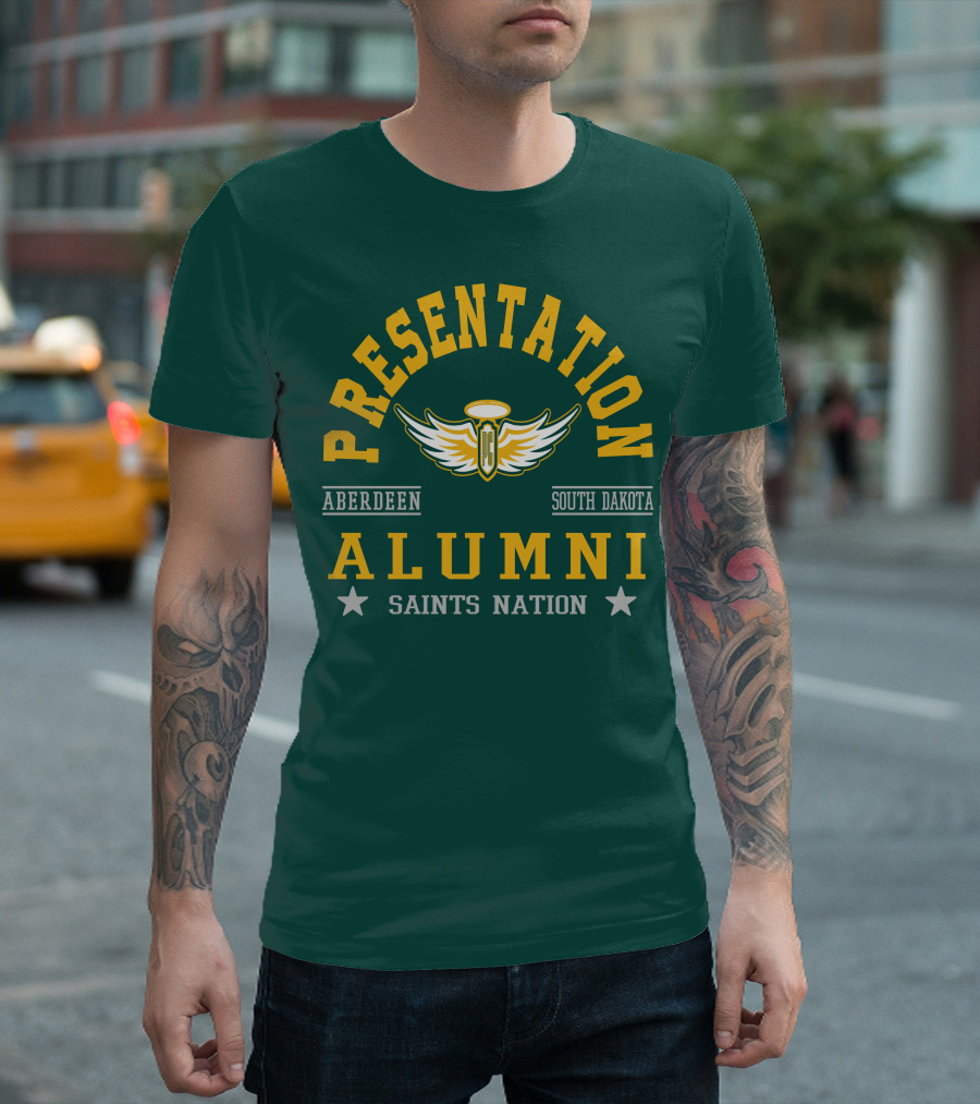 Presentation College Alumni Saints Nation Aberdeen South Dakota T-Shirt