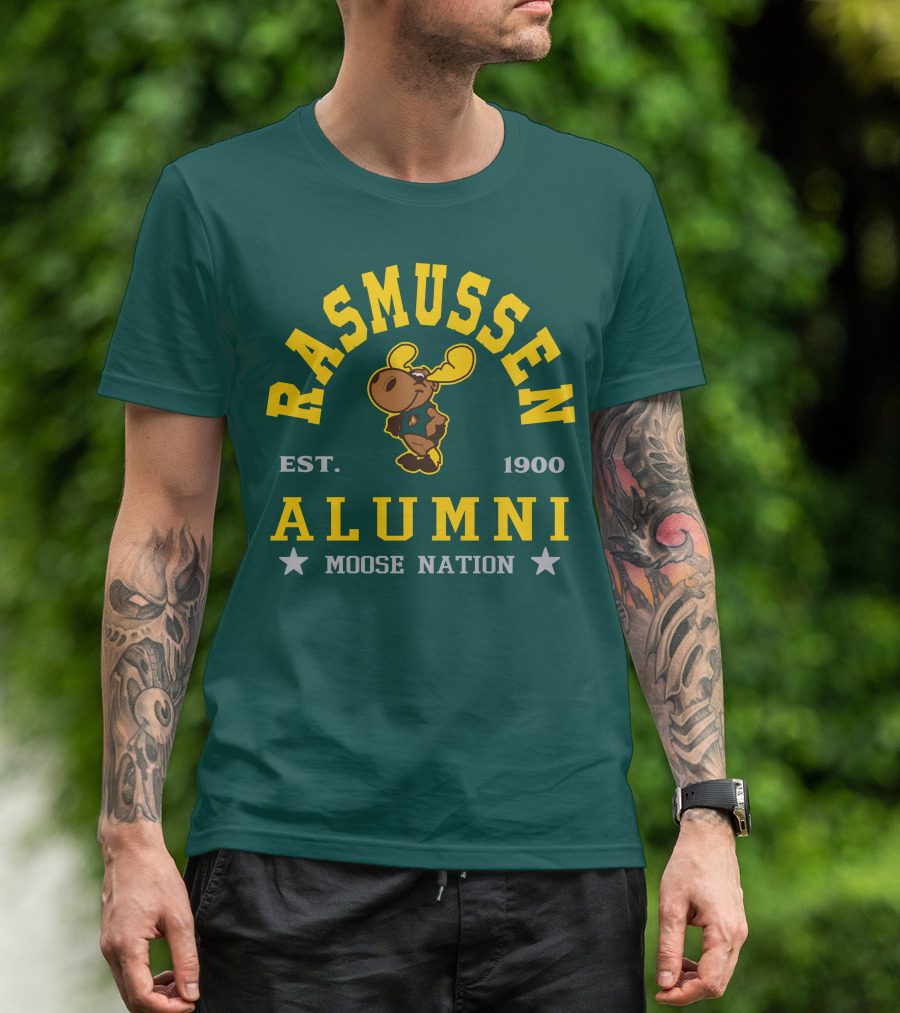 Rasmussen Alumni Moose Nation Est. 1900 T-Shirt