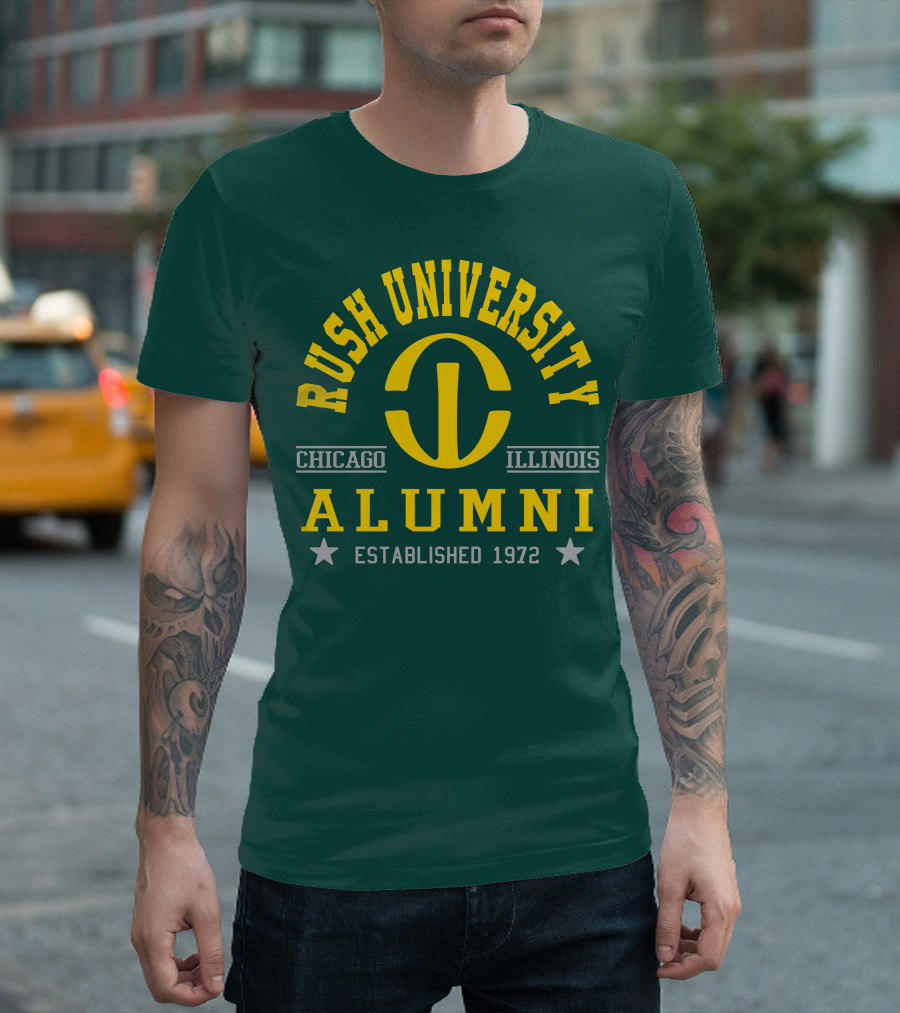 Rush University Alumni Chicago Illinois Established 1972 T-Shirt