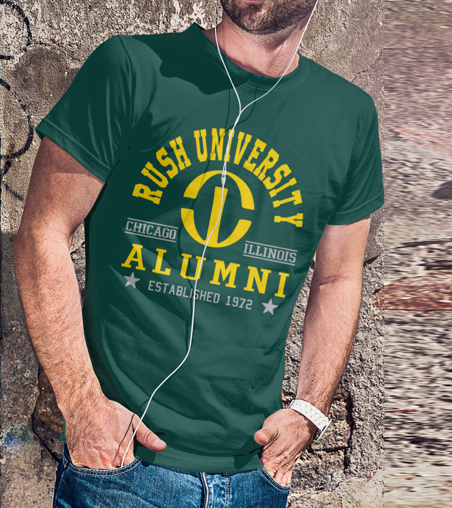 Rush University Alumni Chicago Illinois Established 1972 T-Shirt