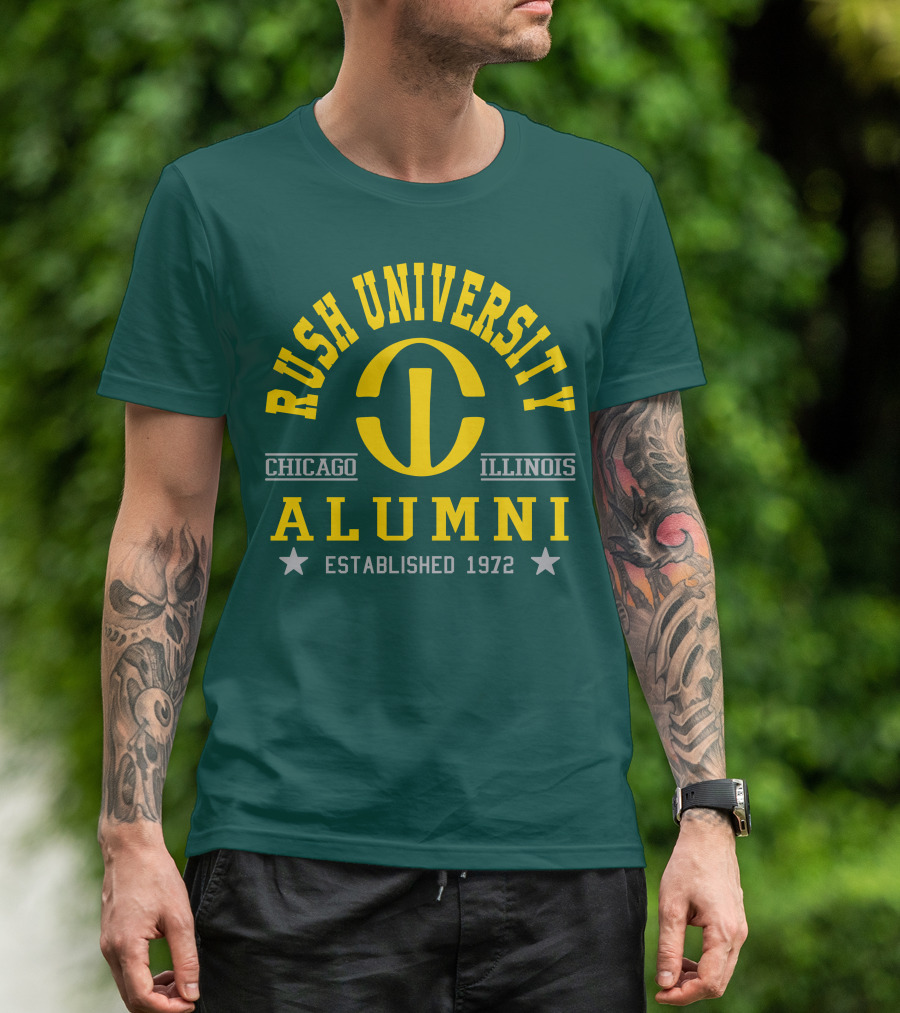 Rush University Alumni Chicago Illinois Established 1972 T-Shirt