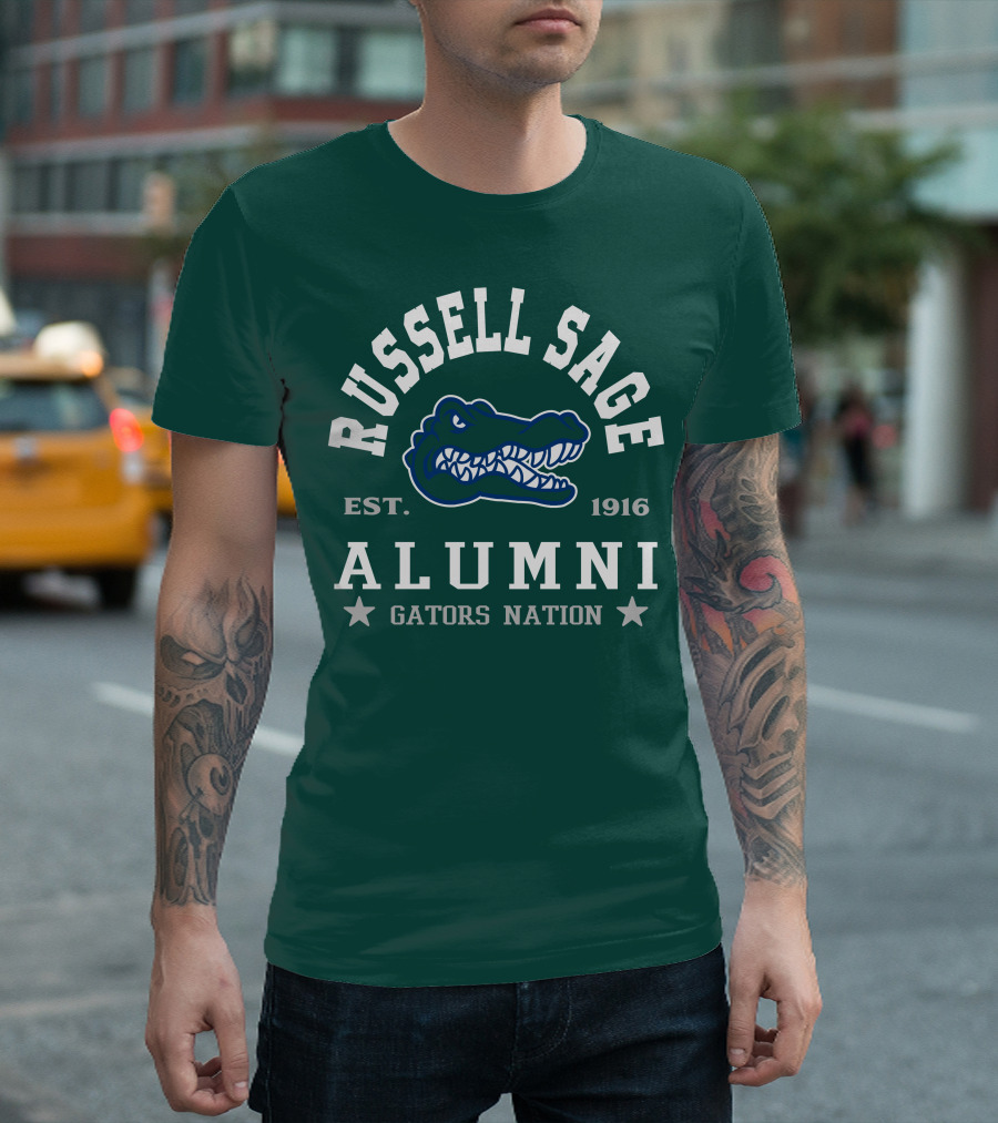 Russell Sage Gators Alumni Nation Est. 1916 T-Shirt