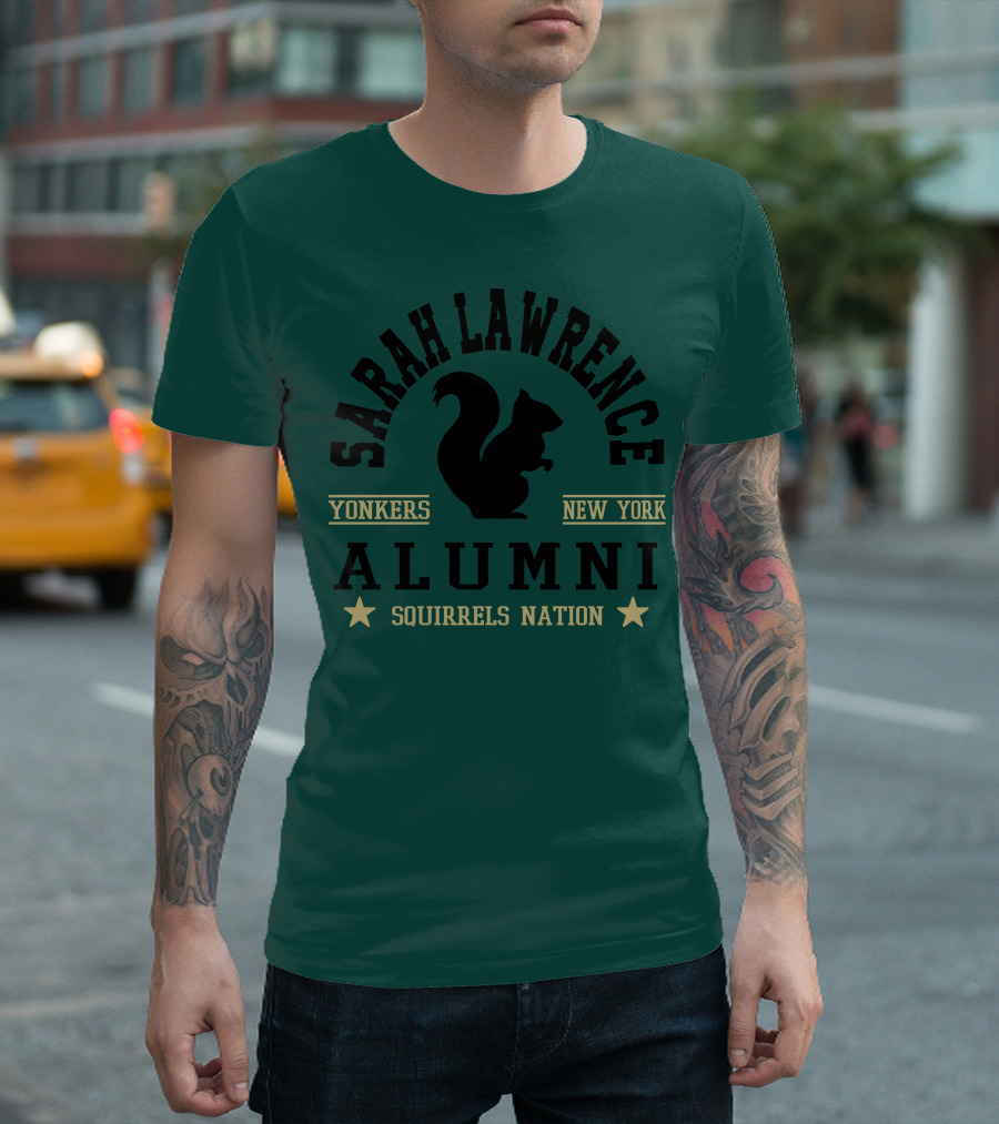 Sarah Lawrence College Yonkers New York Alumni Squirrels Nation T-Shirt