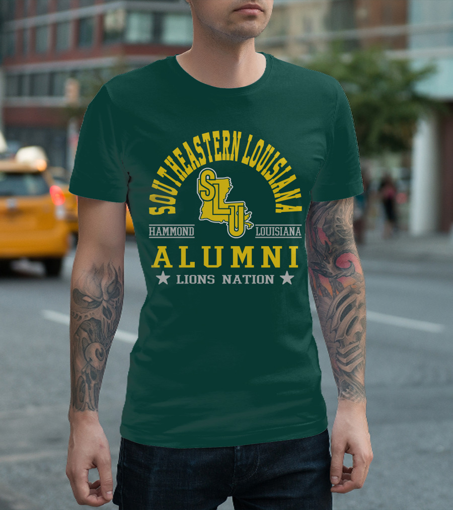 Southeastern Louisiana Alumni SLU Lions Nation Hammond Louisiana T-Shirt