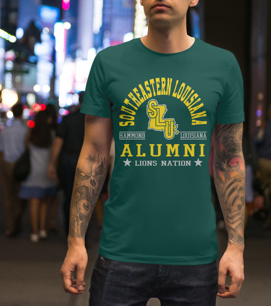 Southeastern Louisiana Alumni SLU Lions Nation Hammond Louisiana T-Shirt