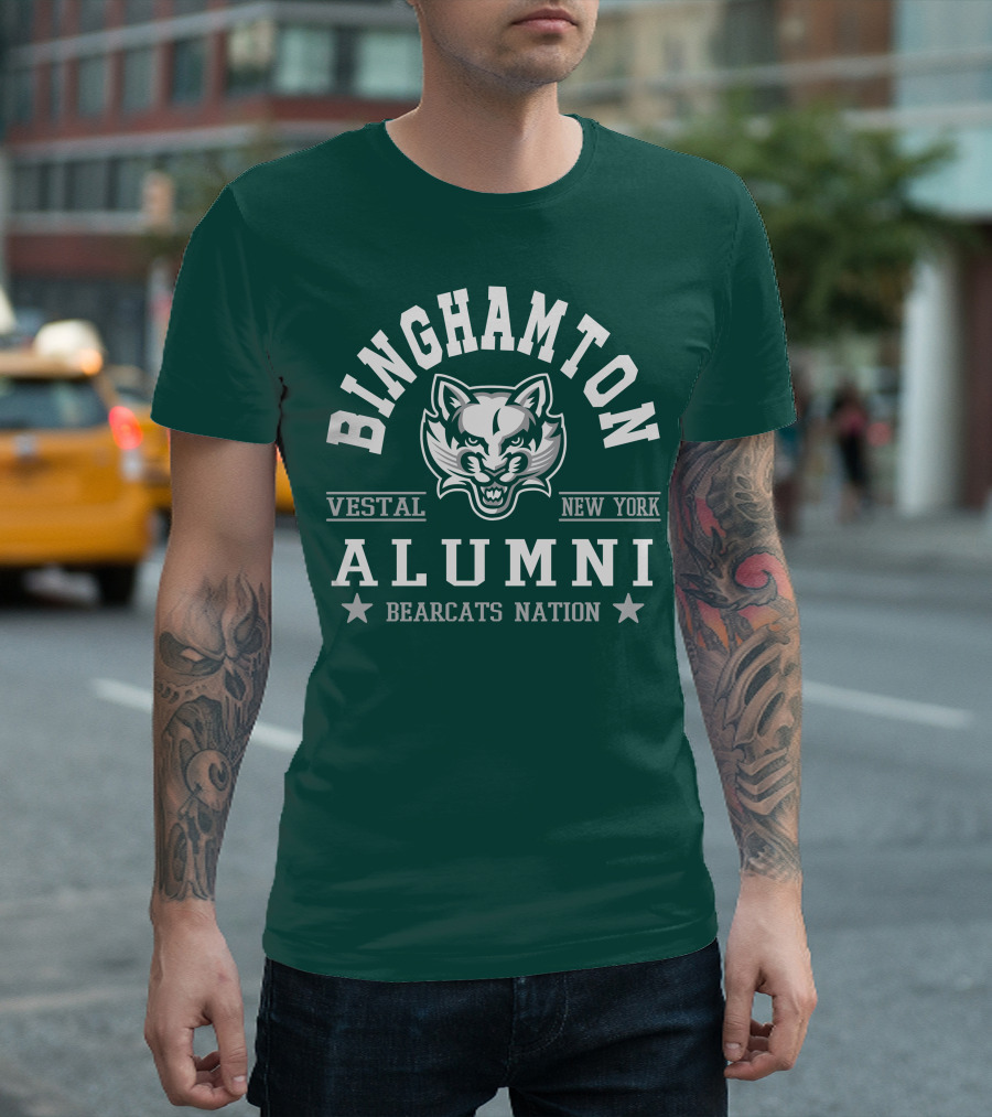 Binghamton Alumni Vestal New York Bearcats Nation T-Shirt
