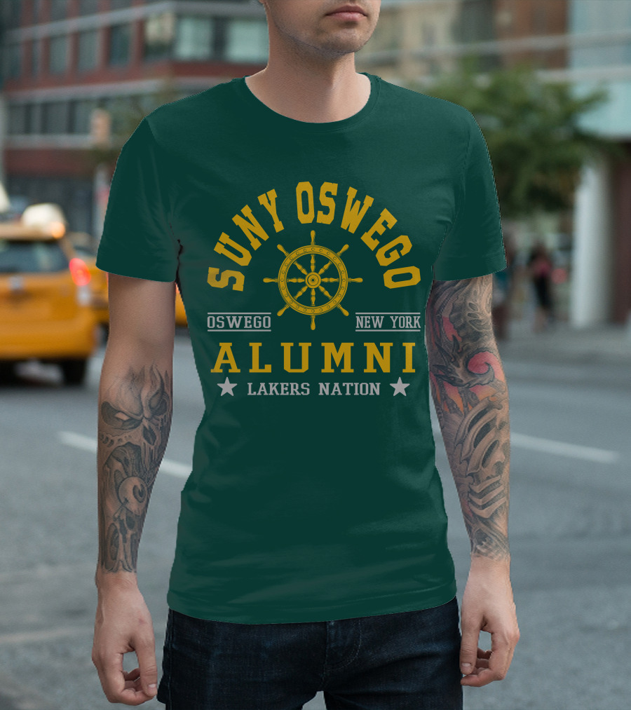 SUNY Oswego Alumni New York Lakers Nation T-Shirt