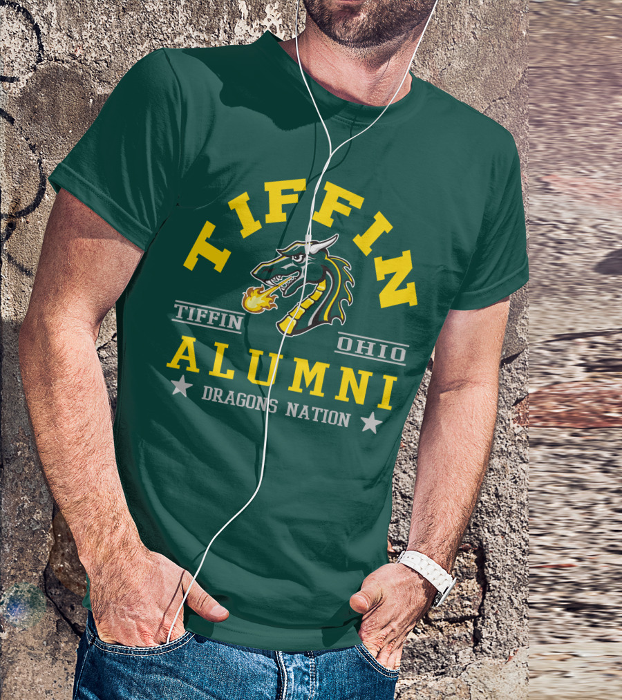 Tiffin Ohio Alumni Dragons Nation T-Shirt