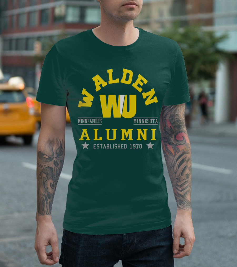 Walden University Alumni Minneapolis Minnesota Established 1970 WU T-Shirt