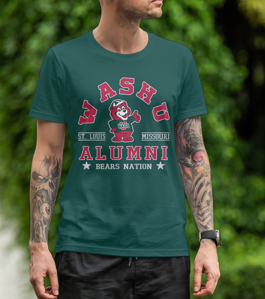 WASHU St. Louis Missouri Alumni Bears Nation T-Shirt