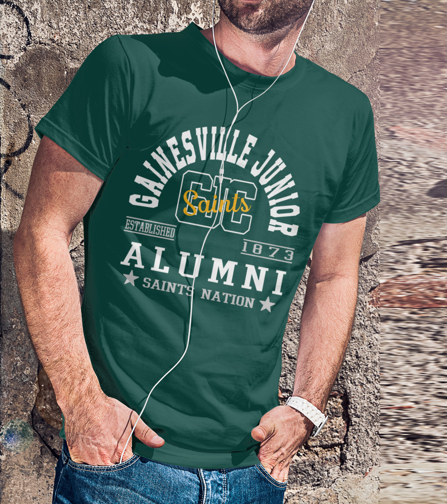 Gainesville Junior College Saints Alumni Established 1873 Saints Nation T-Shirt