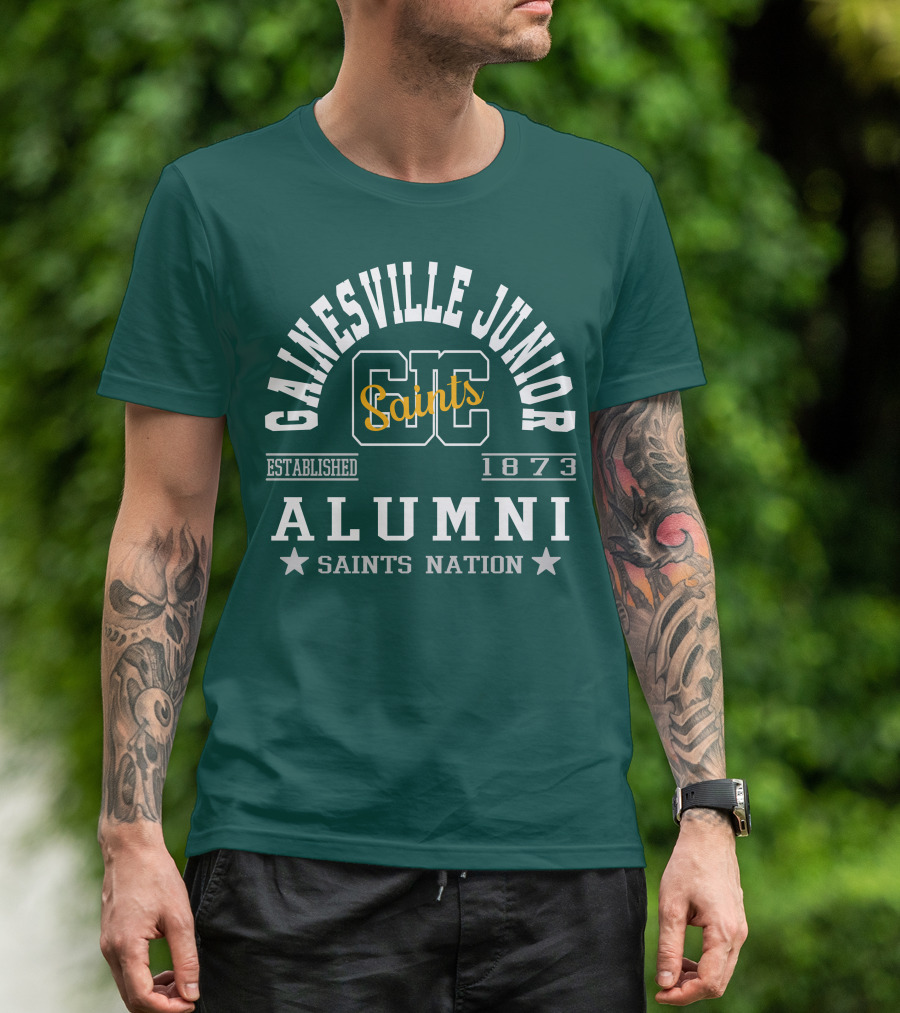 Gainesville Junior College Saints Alumni Established 1873 Saints Nation T-Shirt