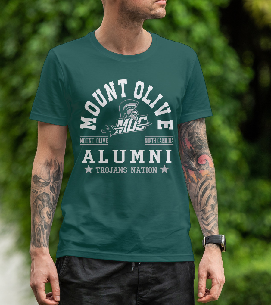 Mount Olive College Alumni Trojans Nation North Carolina MOC T-Shirt