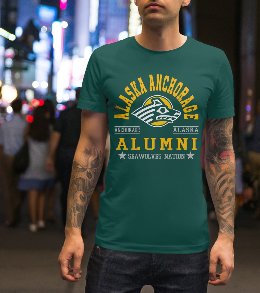 Alaska Anchorage Alumni Seawolves Nation T-Shirt