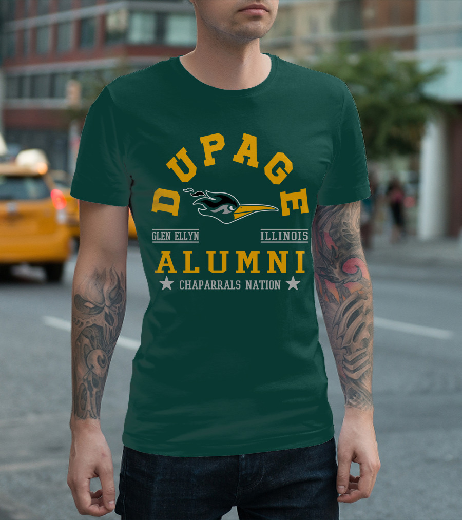 DuPage Glen Ellyn Illinois Alumni Chaparrals Nation T-Shirt