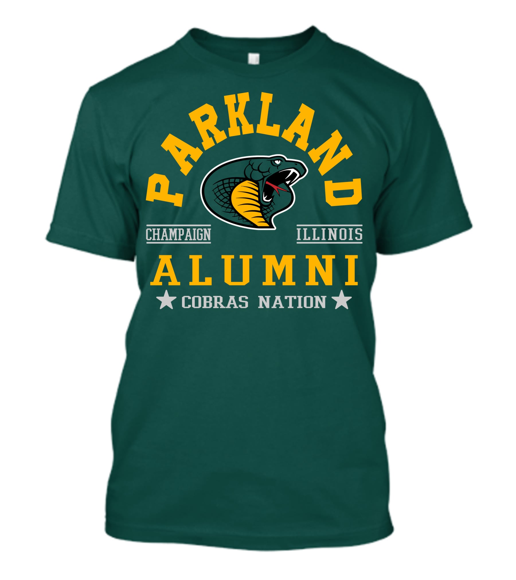 Parkland College Alumni Champaign Illinois Cobras Nation T-Shirt